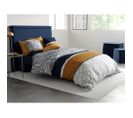 Housse De Couette 140x200 Dakota + 1 Taie 100% Coton 57 Fils