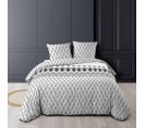 Housse De Couette 260x240 + 2 Taies Arcadia Coton 52 Fils