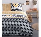 Housse De Couette 220x240 Sunshine Ethno + 2 Taies 100% Coton 57 Fils