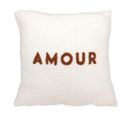 Housse De Coussin 40x40 Cm Bouclette Amour