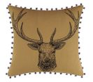 Coussin 40x40 Cm Goldy Camel Coton