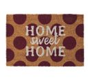 Paillasson Coco 40x60 Cm Pois Home Sweet Home