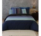 Housse De Couette 260x240 + 2 Taies Azul Coton Percale 71 Fils