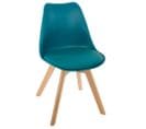 Chaise Scandinave Baya Bleu Canard