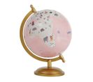 Globe Terrestre Rose Animaux