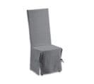 Housse De Chaise Renato Gris Coton