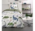 Housse De Couette 140x200 Happy 4.11 + 1 Taie 100% Coton 57 Fils