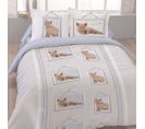 Housse De Couette 200x200 Lovely Friend + 2 Taies Coton 52 Fils