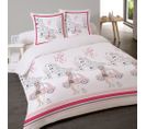 Housse De Couette 200x200 Fashion Girl + 2 Taies Coton 52 Fils