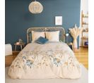 Housse De Couette 260x240 + 2 Taies Helia 100% Coton 57 Fils