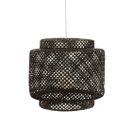 Suspension Bambou Noir Liby Diam 40 Cm