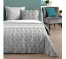 Housse De Couette 240x220 Canberra + 2 Taies 100% Coton 57 Fils