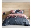 Housse De Couette 260x240 Flora + 2 Taies Coton 57 Fils