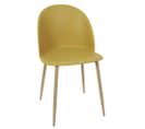 Chaise Scandinave Bergen Jaune Moutarde