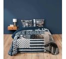 Housse De Couette 240x220 + 2 Taies Brooklyn 100% Coton