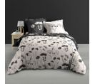 Housse De Couette 240x220 + 2 Taies Iris Coton Percale 78 Fils