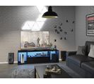 Meuble TV LED bleue HACK noir