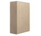 Armoire 3 Portes Effet Bois - L136 X H200 Cm