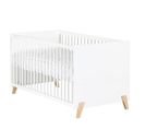 Joy  - Lit Bébé Évolutif - Little Big Bed 70x140 - Naturel