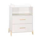 Joy - Commode 2 Tiroirs 1 Niche - Naturel