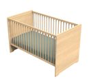 Lit Évolutif 140x70 - Little Big Bed En Bois Décor Chêne Miel