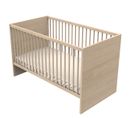 Lit Évolutif 140x70 - Little Big Bed En Bois Décor Chêne Suave