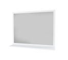 Miroir 80x65cm + Tablette / Blanc