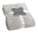 Plaid Damier 130 X 170 Cm Gris Clair