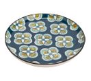 Assiette Plate À Motifs Imany Bleu Foncé