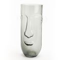 Vase Visage Gris Hauteur 28 Cm