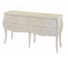 Commode Double Murano Blanche - Amadeus