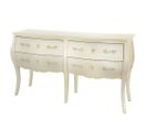 Commode Double Silver Murano