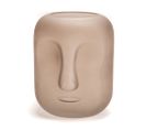 Vase Masque Marron