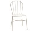 Chaise De Jardin Libellule Blanche (lot De 2)