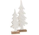 Sapins Décoratifs En Bois De Manguier Blanc (lot De 2)