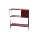 Console Contemporaine En Métal Rouge Terracotta L100 - Terra