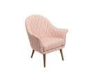 Fauteuil Classique Chic En Tissu Multicolore - Eliete