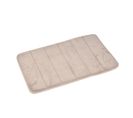 Tapis De Bain Mémoire De Forme "vitamine Ii" 40x60cm Taupe