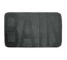 Tapis De Bain Microfibre "relief" 45x75cm Anthracite