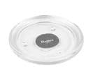 Photophore Rond Plat "verre" 10cm Transparent