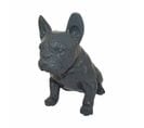 Statue Déco Bouledogue "dogs" 20cm Gris