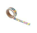 Ruban Masking Tape "pois" 5m Multicolore