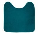 Tapis Contour Wc "vitamine Ii" 45x45cm Bleu Émeraude