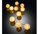 Guirlande Interieur 10 Boules Paillettes