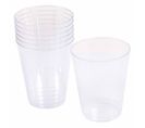 Lot De 6 Verres à Eau Réutilisable "plastique" 33cl Transparent