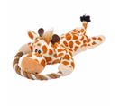 Peluche Pour Chien "girafe" 21cm Marron