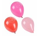 Lot De 6 Ballons Gonflables "boho Chat" 23cm Rose