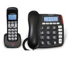 Téléphone Filaire Et Sans Fil Répondeur Dect Noir - Th540drblk