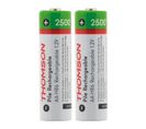 Pack 2x Piles Rechargeables Hr06 Aa 2500 Mah - Thomson