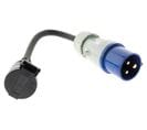 Adaptateur Caravane Femelle 16a En Mâle Cee17 - Zenitech